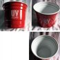 New UV Vodka Plastic Ice Bucket or Enormous Cocktail Glass Party Red 8" Tall