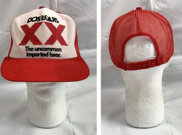 New VTG Dos Equis The Uncommon Beer Snapback Trucker Baseball Hat Mens