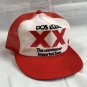 New VTG Dos Equis The Uncommon Beer Snapback Trucker Baseball Hat Mens
