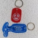 2 Nebraska State Patrol Keychains Key Rings Rubber