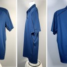Samsung Embroidered Logo Polo Golf Shirt Mens XL Polyester Blue