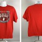Pendleton Whisky Let'er Buck Out Here This is Whisky T Shirt Mens 2XL Red