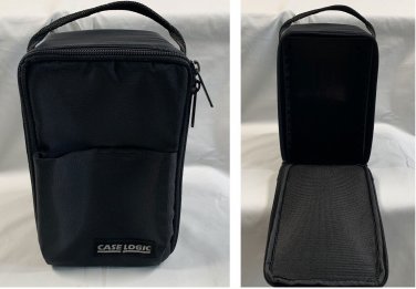 Case Logic 12 Slot CD Compact Disc Storage Case Hand Carrying Strap Black