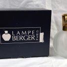 Lampe Berger Paris Opaque White Swirl Fragrance Lamp Glass Aromatherapy Oil