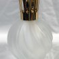 Lampe Berger Paris Opaque White Swirl Fragrance Lamp Glass Aromatherapy Oil