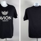 Avion Tequila Agave Logo T Shirt Mens Medium Cotton Black