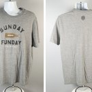 Life is Good Coast Sunday Funday Football Beer Crusher T Shirt Mens XL