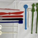 12 Plastic Airline Swizzle Sticks Pan Am United British TWA American World 12 Plastic Airline Swizzle Sticks Pan Am United British TWA American World