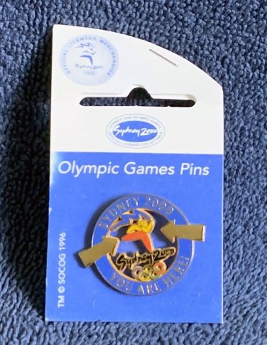 New 2000 Olympic Games Sydney Australia You Are Here Pin Torch Rings