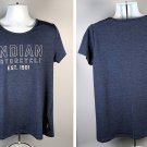 Indian Motorcycle EST 1901 Performance T Shirt Womens XL Polyester Elastane Blue