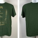 McDonalds Fast Food Restaurant App McGold Card T Shirt Mens Large Cotton