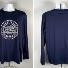 Hang Loose Hawaii 50th State Aloha Sport Shirt Mens 2XL Polyester Blue
