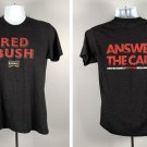 Bushmills Red Bush Irish Whiskey Answer the Call T Shirt Mens Medium 50/50