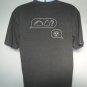 Taco Bell Emoji Text Message T Shirt Mens XL Gray Cotton Poly Blend