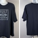 Built Ford Tough T Shirt Mens 4XL 58/60 Cotton Blue