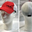 Huk Performance Baseball Hat Mens Stretch Size M-L Red Mesh