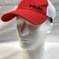 Huk Performance Baseball Hat Mens Stretch Size M-L Red Mesh