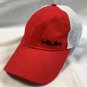 Huk Performance Baseball Hat Mens Stretch Size M-L Red Mesh