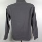 The North Face Fleece Pullover Mens Small 1/4 Zip Polyester Gray Red Trim