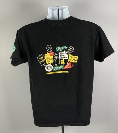 Stand Together Speak Up Time for Change BLM Unity Love T Shirt Mens Medium