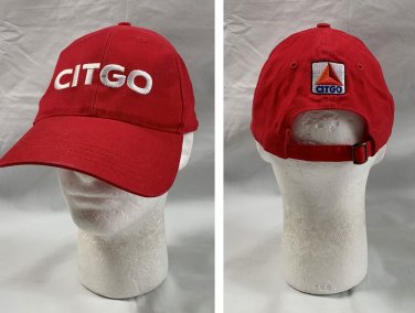 Citgo Gas Station Baseball Hat Mens Cotton Red Embroidered Logo