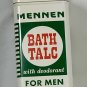 Vtg Mennen Bath Talc Pure White Powder with Deodorant 9 Oz Made in the USA