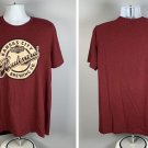 Boulevard Brewing Co Kansas City T Shirt Mens XL 50/50 Brick Red Beer