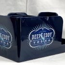 Deep Eddy Vodka Bar Caddy Napkin Swizzle Holder Plastic + Cocktail Napkins