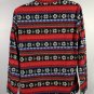 LL Bean Fleece Pullover Womens XL Polyester Snowflake Design 1/4 Zip