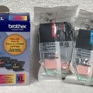 Brother Genuine LC103CL XL Cyan Magenta Ink Cartridges Exp 11/2022