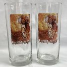 2 New Captain Morgan Rum tall Cocktail Glasses 12 oz Heavy Pirate Logo 2 New Captain Morgan Rum tall Cocktail Glasses 12 oz Heavy Pirate Logo