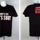 Captain Morgan Cannon Blast Rum T Shirt Mens Large Drop it Like It's Shot