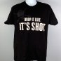 Captain Morgan Cannon Blast Rum T Shirt Mens Large Drop it Like It's Shot