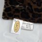 Talbots Leopard Animal Big Cat Silk Scarf Head Wrap 59" x8"