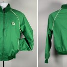 Vintage Pioneer Jacket Mens Medium Green Swingster Seed Corn USA Made Farming