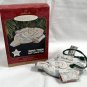 4 Hallmark Star Trek Deep Space Nine Ornaments Magic USS Defiant Sisko Worf
