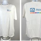 New PPG Paints Pittsburgh Plate Glass T Shirt Mens 2XL White 100% cotton