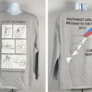 Southwest Airline Cabin Services T shirt Mens XL The future is in My Hands