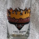 Harley Davidson Cafe Las Vegas Shot Glass Shooter 2 oz Flames