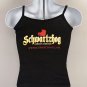 Schwartzhog Shoot the Hog Use with Caution Tank Top Shirt Womens Juniors Medium
