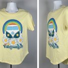 VW Volkswagen Rainbow Daisy flower Logo T Shirt Womens XXL