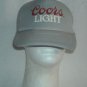 Coors Light Beer Trucker Baseball Hat  Snapback Gray Puffy Material
