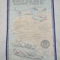 US 8th Air Force East Anglia Cotton Kitchen Towel Airplanes Bases Thunderbolt