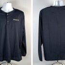 Snap-On Tools Henley Shirt Mens XL Polyester Navy Blue
