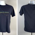 Vineyard Vines Island Map Outline Logo T Shirt Men Small Blue Cotton