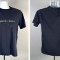 Vineyard Vines Island Map Outline Logo T Shirt Men Small Blue Cotton