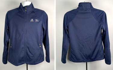 Asgrow Dekalb Seed Farm Jacket Womens Medium Full Zip Pocket Polyester