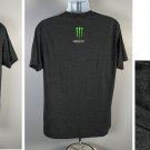 Monster Energy T Shirt Mens XL Gray 50/50