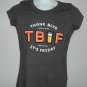 Thank Boulevard Beer It's Friday T Shirt Womens Medium Work Is Done Time for Fun