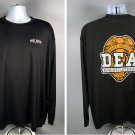 Boat House Tiki Bar DEA Drink Every Afternoon Sport Shirt Mens 2XL Polyester